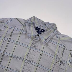 Canyon River Blues Boys Plaid Short Sleeve Button Up Shirt Size L G